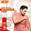 Deep Heats Spray Fast Pain Relief Spray Back Pain Muscular Aches Sciatic Pain Sports Rheumatic Stiffness Strains Sprains Neck & Shoulder Pain Joint Pain 150ml. 