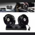 SOGO CAR DUAL FANS|360 ROTATION |CAR INTERIOR COOLER |12 V|HIGH SPEED ADJUSTABLE FAN |LONG NECK|MULTI PURPOSE. 
