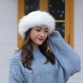 Warm Thick Cap Women Hat Beanie Mongolian Men Winter Faux Fur Suede Fluffy Snow Cap. 