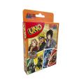 Mattel Games UNO NARUTO Card Game for Family Night Featuring Tv Show Themed Graphics and a Special Rule for 2-10 Players. 