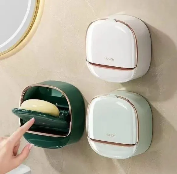 Luxury%20Soap%20Holder%20with%20Drain%20Tray,%20Soap%20Box%20Light%20Luxury%20Multi-Functional,%20Keep%20Soap%20Bars%20Dry,%20Adhesive%20Soap%20Case%20Box%20Wall%20Mounted%20for%20Shower.%20-%20Image%202