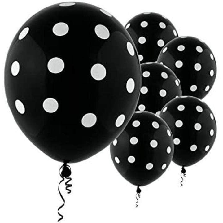 50 Pcs Polka Dot Latex Balloons for Birthday Parties / Wedding / Baby Showers Celebration & Decorations