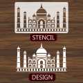 Mosque Reusable Stencil Airbrush Painting Wall Art DIY Home Decor Scrap booking Album Crafts. 