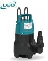 LEO AKS-401PWH , 400 WATT / 0.5 HP  RUST FREE ENGINEERED PLASTIC DIRTY WATER SUBMERSIBLE PUMP WITH FLOAT SWITCH FOR AUTOMATIC OPERATION , EUROPEON STANDARD WATER PUMP. 