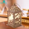 Green Home Table Lamp Eye Protection Hanging Lamp Wooden Wind Light Party Decoration. 