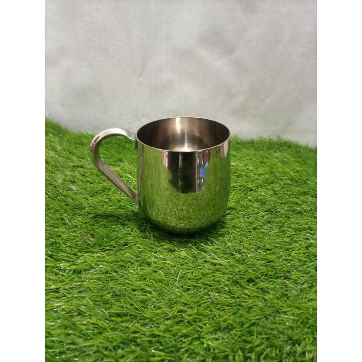 Mug Stainless Steel Mugs / Juice Steel Mug Water/Juice/Shake/Milk Mug (400 ml)