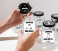 "12 Pcs" Spice Sticker Kitchen Label Sticker Waterproof Storage Jars Stickers Vinyl Jar stickers (6) Front Stickers & (6) Top Lid. 