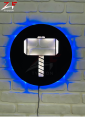 ZF Thor Led Sign, Movie Hero Neon Sign, Marvel Superhero Kids Room, Personalized Gift Wall Decor Sign with led lights. 