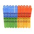 Pack Of 20 | Best Qulity Plastic Clothes Hanging Clips Clothespins Pegs Laundry Pin Household Holder Pins Hanger Home Clamp Fastener Clothespin Clipper Cloth Convenient Clamps Clothesline Clothing Simple Travel Portable - Multi Colour. 