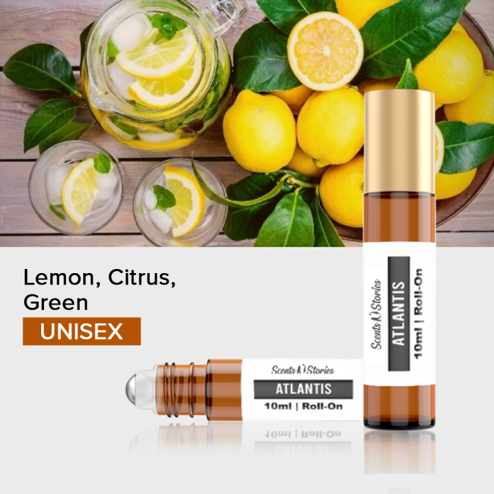 Atlantis - Perfect Every-Day Scent (Roll On Perfume Oil 10ml) - Scents N Stories