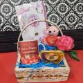happy engagement gift basket - for couple - mangni gift - wedding gifts. 