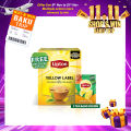 FREE 3 GREEN TEA BAGS – LIPTON 170G BLACK TEA. 