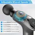 MAZ PREMIUM  ORIGINAL Pro 12-Speed Massage Gun – Ultra-Quiet Muscle Pain Relief & Sports Recovery | 5 Attachments, Long Battery Life | 100% Genuine (Fast Recovery, Deep Tissue Therapy). 