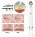 Mini Electric Eye Massager Pen Device, Dark Circle Facials Vibration Portable Thin Face Magic Stick, Anti-Ageing Wrinkle Massager, Mini Vibrating Eye Massager, Beauty Care Portable Pen, Dark Circle Pen Removal, Skin Tightening Rejuvenation Device. 