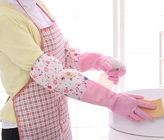 Long Washing Waterproof Rubber Glove