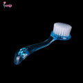 1pc Plastic Non-electric Cleansing Brush Exfoliating Facial Cleanser Brush Face Cleaning Washing Cap Soft Bristle Brush Scrub. 