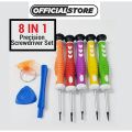 8 in 1 Repair Opening Tool Kit Screwdriver Set Repair Tools Phone Disassemble Mobile. 