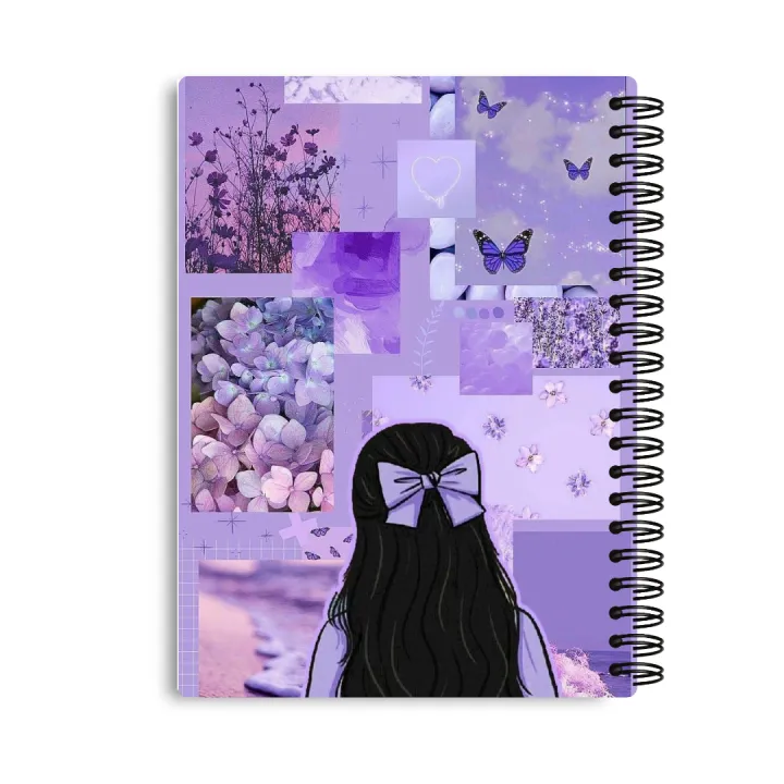 Mayfair%20Moments%20-%20Beautiful%20Lilac%20Spiral%20Notebook%20%7C%20A5%20,%20A4%20Sizes%20200%20pages%20%7C%20Aesthetic%20Girls%20Notebook%20%7C%20Lilac%20Diary%20-%20Image%203