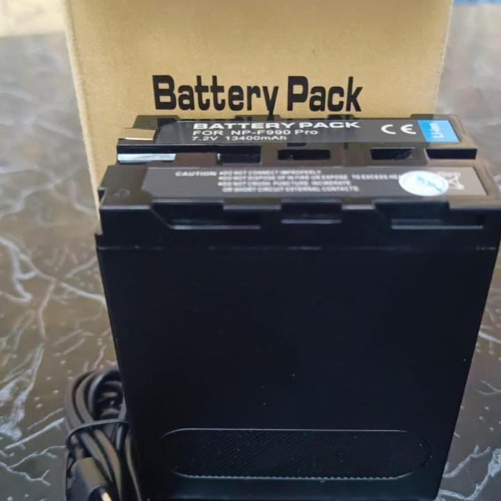 NP-F990 Pro Battery Pack with Type-C USB Cable