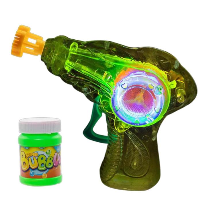 Kids' Bubble Blow Machine Includes 3D Colorful Lights for Enhanced Fun ...