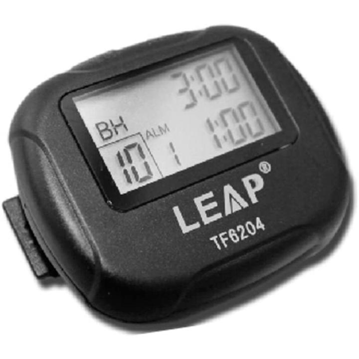 LEAP TF6204 Interval Timer Digital Sports Stopwatch Countdown LCD Clock for Training Yoga Boxing Running
