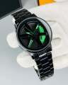 “Premium Hybrid Men’s Wristwatch – Rotating Rim Dial, Multi-Function Modern Design, Waterproof Metal Strap”Look Like Smart Watch. 