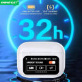 INNOVAT® A9 pro Touch Screen ANC Wireless Headset TWS Noise Cancelling Earbud Bluetooth Headphone 5.3 Support APP Long Battery life. 