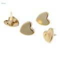 50Pcs Heart Shaped Mini Brads Decorative Paper Fasteners for Scrapbook. 