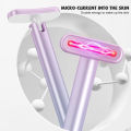 Red Light Therapy EMS Microcurrent Facial Wand Eye Dark Spots Hyperpigmentation Face Massager Anti-aging Firming Beauty Tool. 