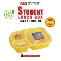 Lunch box for students - student lunch box for school with beautiful printed characters, student lunch tiffin, lunch carrier Random Colour. 