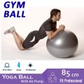 85cm Yoga Ball Exercise Ball , Anti-Burst & Non-Slip Fitness Ball Birthing Ball with Quick Pump- Home Gym Office Chair Ball-FITNESSCLUB419. 