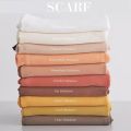 Muslim Chiffon Hijab Scarf Shawls Women Solid Color Head Wraps Women Hijabs Scarves Ladies Femme Muslim Veil Hijabs 175*72cm. 