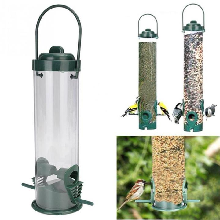 Hanging Type Outdoor Pet Bird Seeds Food Feeder Tree Garden Snacks