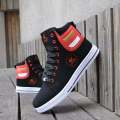 【ALLGOOD】Men's Oxford Shoes Casual High Top Shoes Leather Shoes Canvas Sneakers New Ankle Boots. 