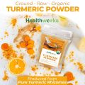 Healthworks Turmeric Powder (100 gram) | Ground Raw Organic | Curcumin & Antioxidants | Keto, Paleo, Vegan, Non-GMO | Anti-Inflammatory. 