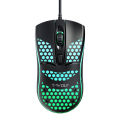 T-WOLF Thunder Wolf V15 Hole Mouse Hollow Honeycomb Wired USB Luminous Game Office Home Computer Cross-Border. 
