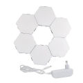 Smart RGB LED Hexagonal Light Touch-Sensitive Multi-Color DIY Modular Panels with App Control for Modern Home Decor. 