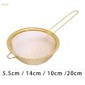Stainless Steel Colander Sieve Sifter for Rice Sifting Dry Ingredients Sugar 5.5cm. 