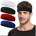 Sports Headband Sweat Absorbing Stretchable Gym Yoga Running Workout Band Non Slip Fitness Hair Band for Men Women Kids. 