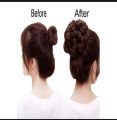 Messy Hair Bun Extension for Girls - Fake Ponytail Accessory. 