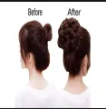 Messy Hair Bun for girls  – Volumizing Messy Bun Hair Clip, Jura Pony , Hair Scrunchie Extension, Synthetic Hair Bun Extension, Bridal Hair Accessory, Party Hair Bun, Puff Bun Juda, Ponytail jura  for girls. 