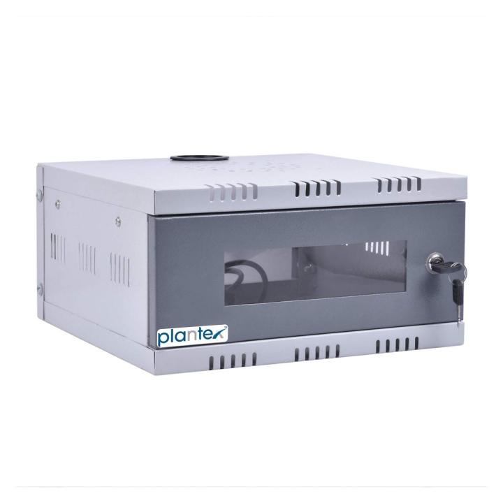 1U Rack For Cctv Camera DVR / NVR / XVR Cabinet Wall Mount Lock Box 1U Matel Box