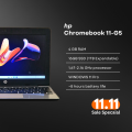 HP Chromebook 11 G5  Windows 11 Pro | Intel N-Series Processor | 4GB RAM 16GB SSD | 11.6" Large Display | MS Office, Word, Excel, Typing Tutor Installed | 45W Charger & Cable | HP Windows 11 Laptop. 