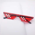 NEW Design Funny Mosaic Sunglasses Thug Life Sun Glasses Pixel Black Retro Gamer brave. 
