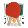 Table Tennis Racket Bat with Net Three Balls and metal poles For Kids. 
