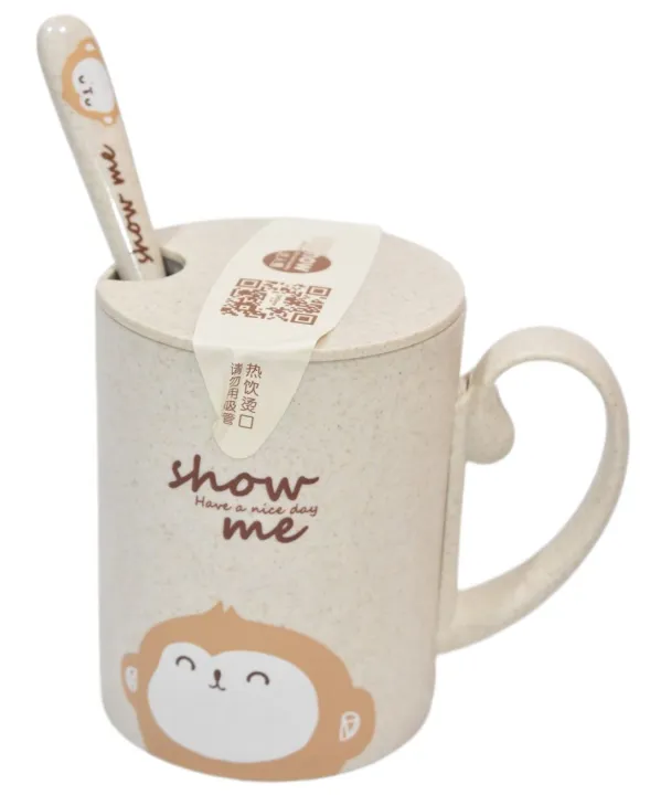 450ml%20Cartoon%20Wheat%20Animal%20Mug%20With%20Lid%20Spoon%20Milk%20Coffee%20Mug%20for%20Tea%20Milk%20Travel%20Cup%20Large%20Capacity%20Kids%20Cup%20Nice%20Gift%20-%20Image%203