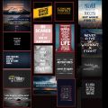 20 Motivational Quotes Aesthatics photo cards of your choice  4x6 size Wall Home Decore. 
