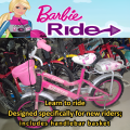 Mama Love Cycle for Kids 5 to 10 Years with Basket & Backseat, 18 inch Cycle for Girls with Double Chimta, Double Brake, Tubeless Tyres, Bicycle for Girls with Training Wheel. 