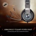 Mpow EG3 ART Gaming Headset, 7.1 Surround Sound Computer USB Headset, Metal Frame, 60mm Driver, Quick Mic/Volume Control, LED Control, LED Gaming Headphones for PC, PS4, Xbox One. 