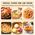 Air Fryer Disposable Paper Liner, 50/100 PCS Air Fryer Liners Round Non-Stick Air fryer. 